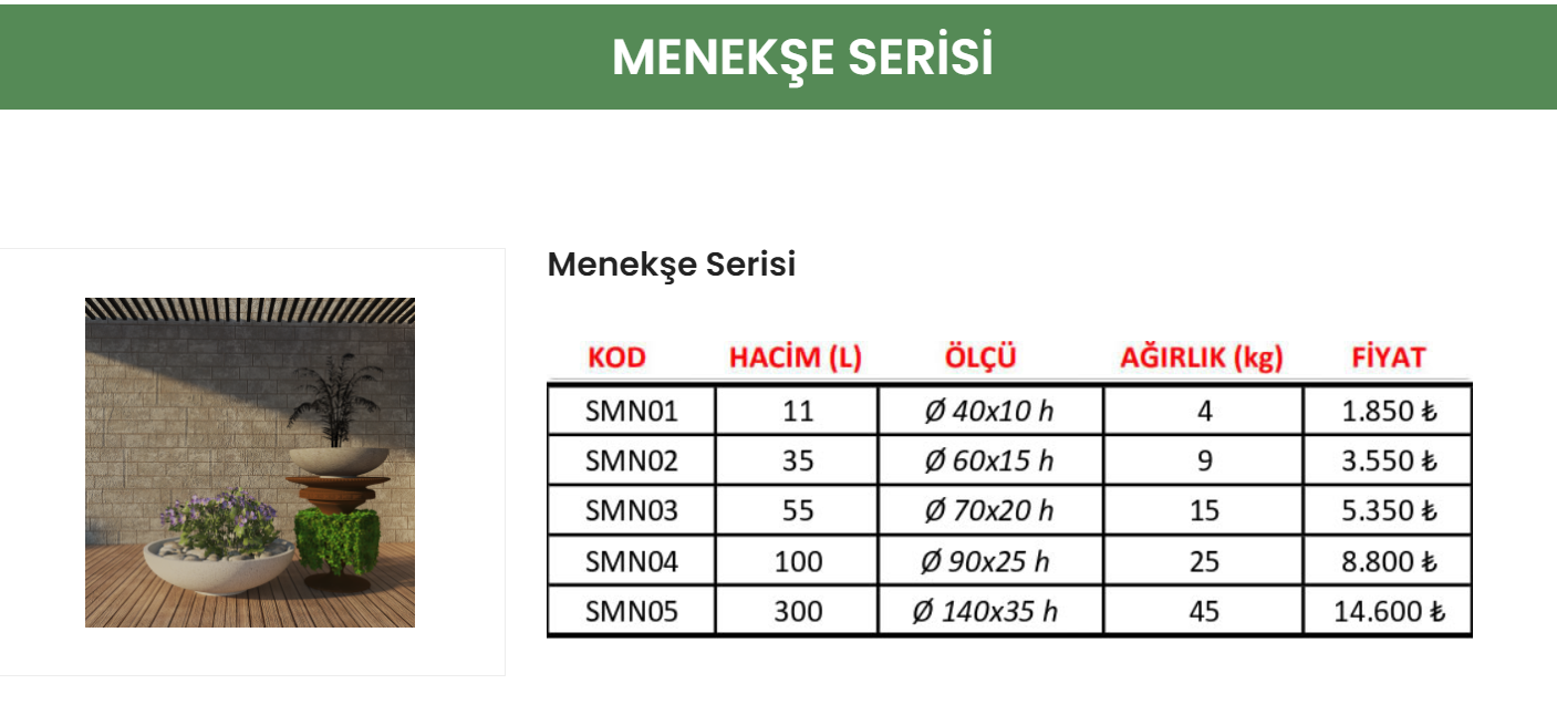 23  MENEKŞE SERİSİ